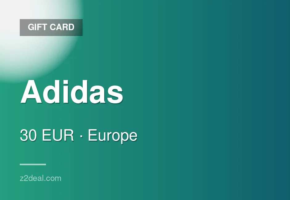 Instant Adidas Gift Card | 30 EUR | Germany | Fast Delivery