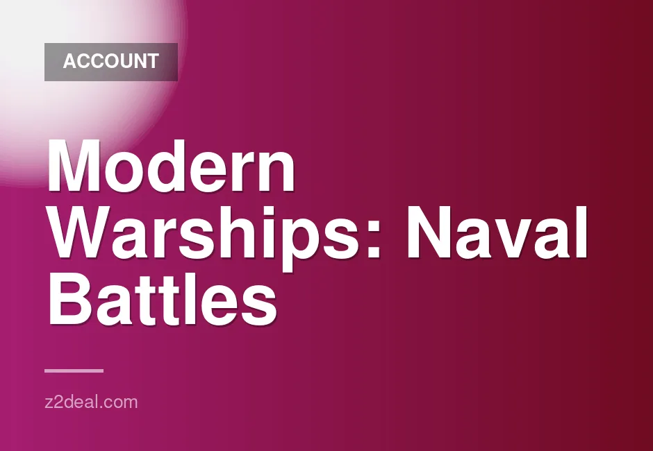 Level 51 Modern Warships account with $1.9B cash, 50,000 gold, and unique items