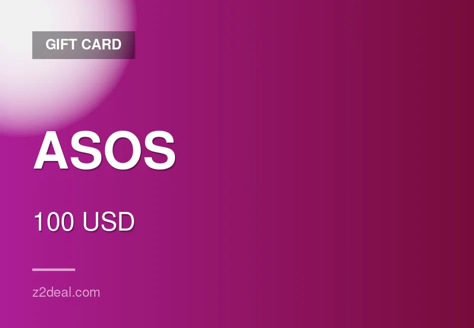 Buy ASOS Gift Card | 100 USD | Clean Transaction
