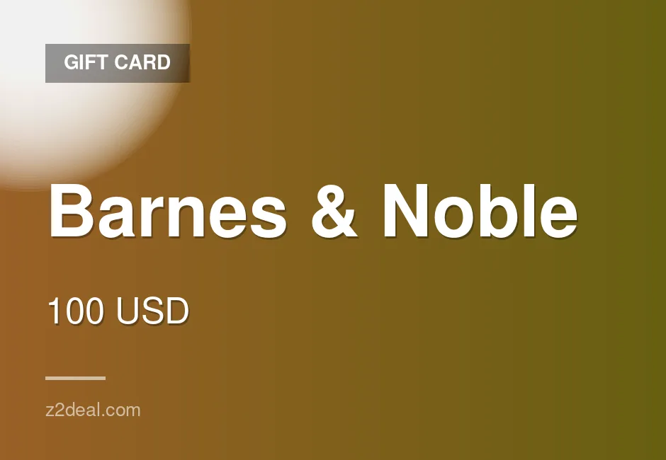 Digital Barnes & Noble Gift Card | 100 USD | Easy Checkout