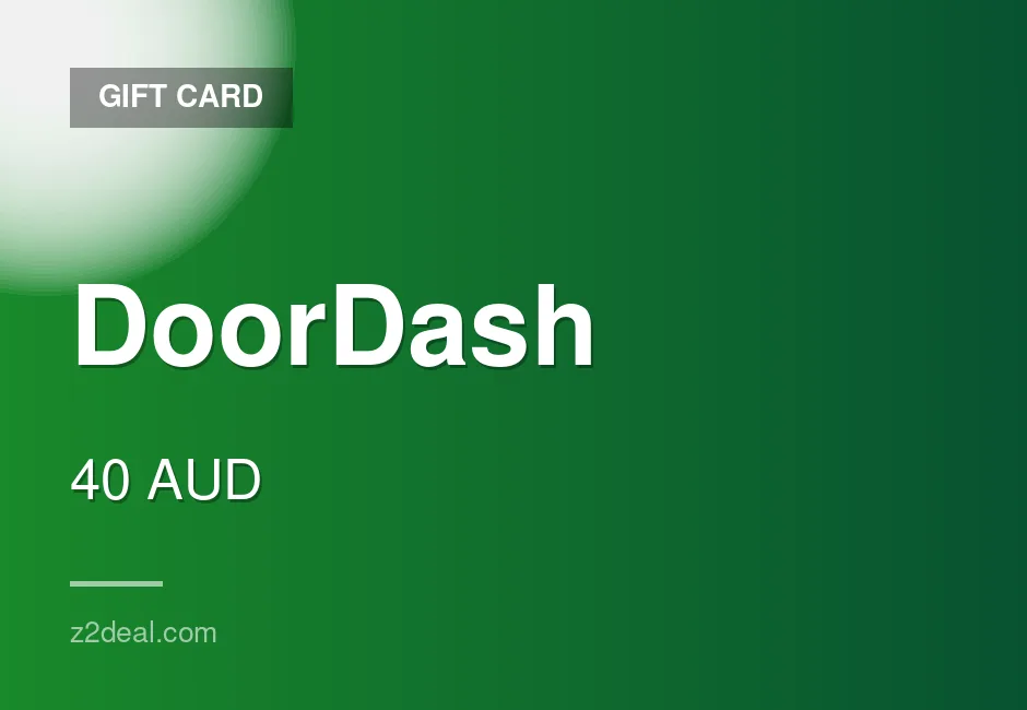 Instant DoorDash Gift Card | 40 AUD | Australia | Hassle-Free