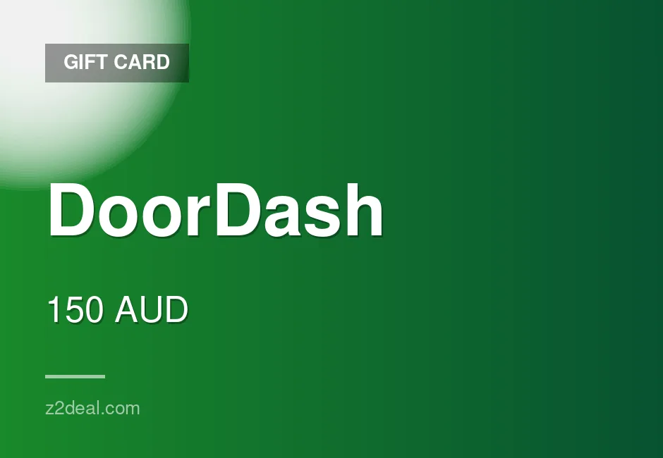 Buy DoorDash Gift Card | 150 AUD | Australia | Trusted Seller