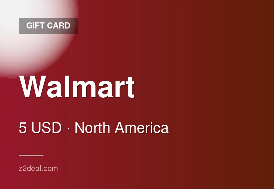 Buy Walmart Gift Card | 5 USD | USA | Simple Redemption