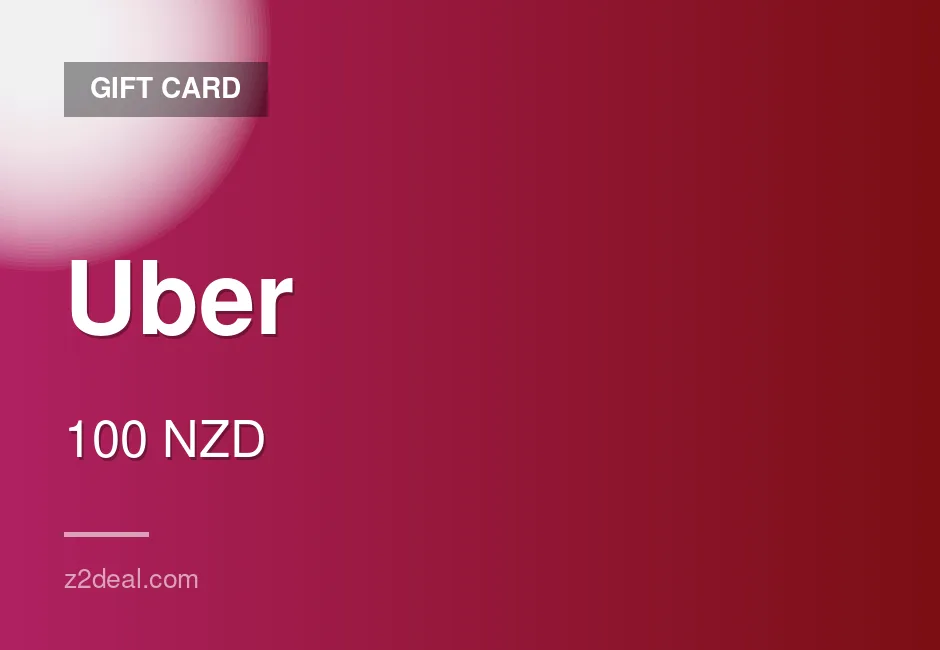 Uber Gift Card - 100 NZD - New Zealand - Verified Stock