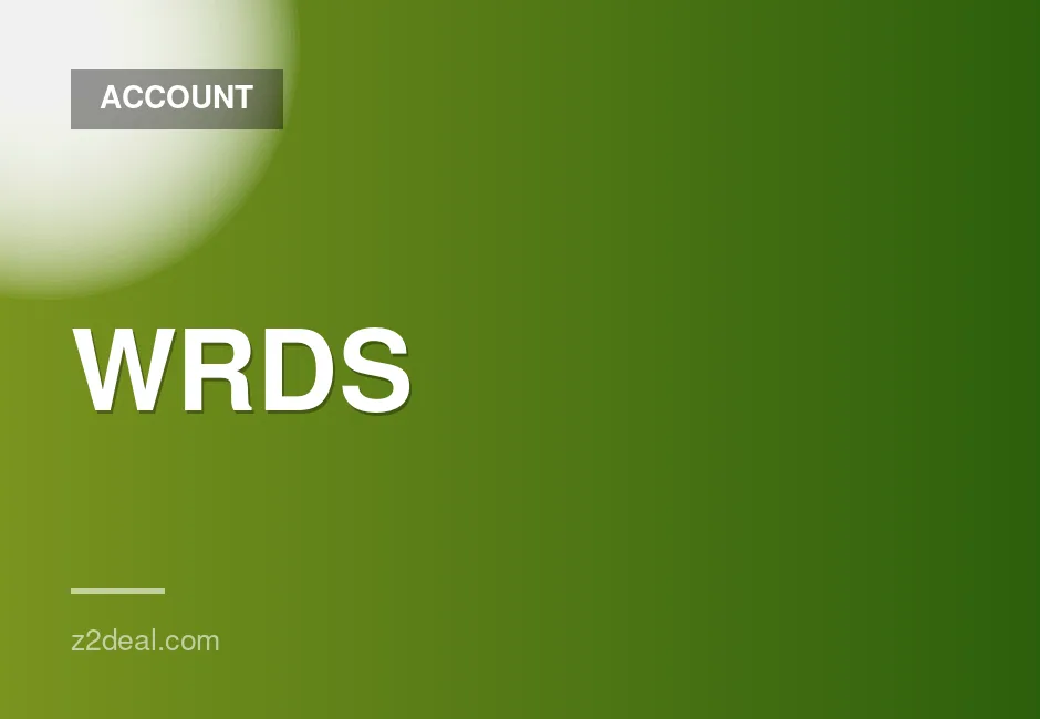 One Month Access to WRDS Financial Datasets Including CRSP, Compustat, and ESG