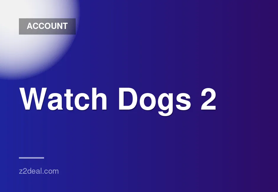 Watch Dogs 2 Uplay Account with Full Access and Extras