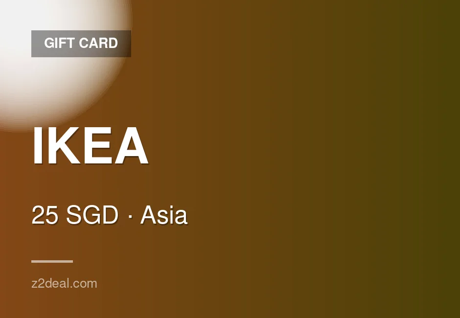Instant IKEA Gift Card | 25 SGD | Singapore | Smooth Delivery