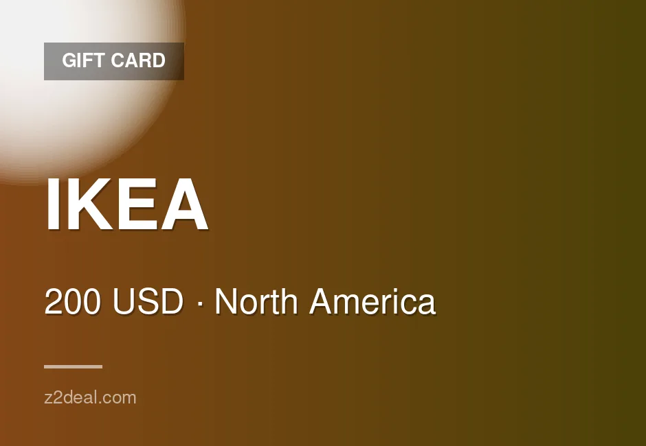 Quick IKEA Gift Card - 200 USD - United States - Buyer Protected