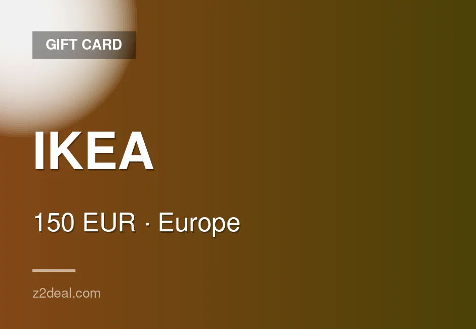 Trusted IKEA Gift Card | 150 EUR | Netherlands | Careful Handling
