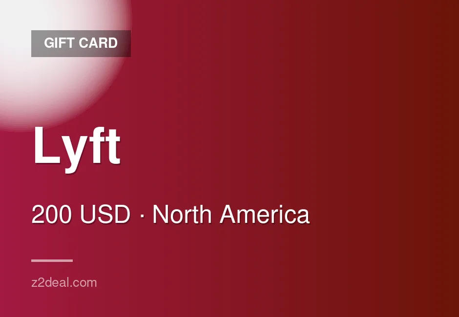 Quick Lyft Gift Card - 200 USD - United States - Prompt Delivery