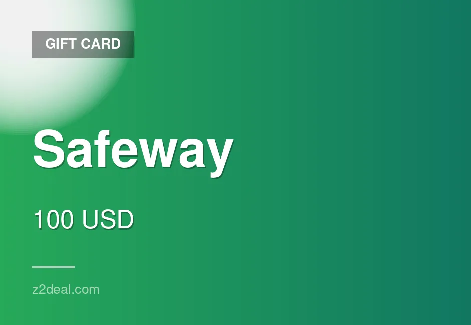 Digital Safeway Gift Card | 100 USD | Reliable Service