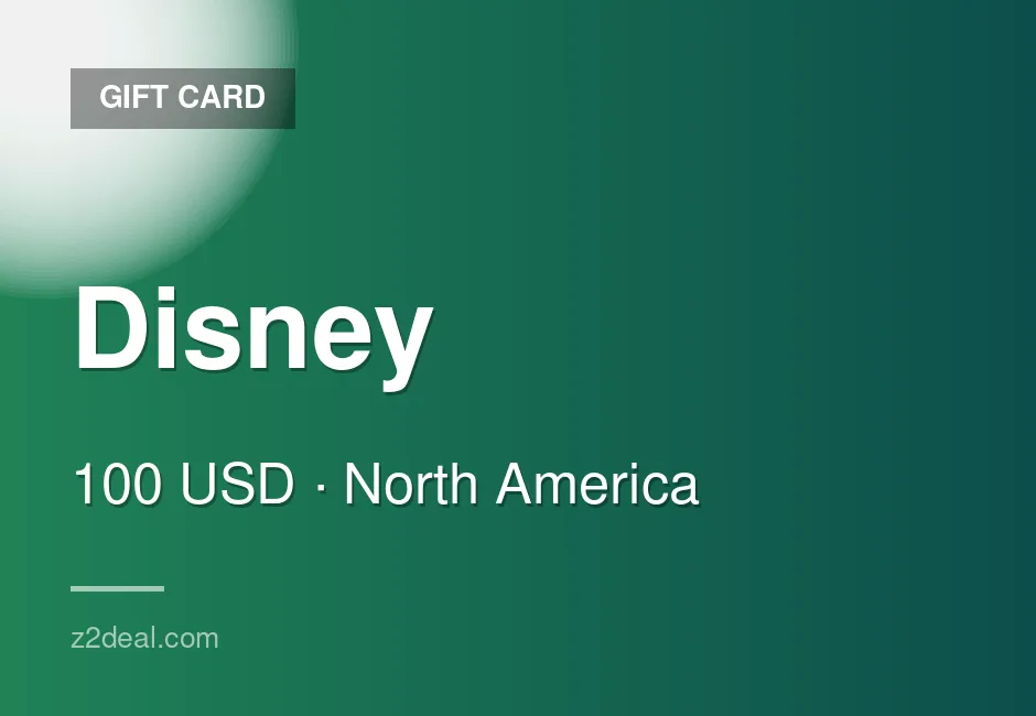 Instant Disney Gift Card | 100 USD | United States | Hassle-Free