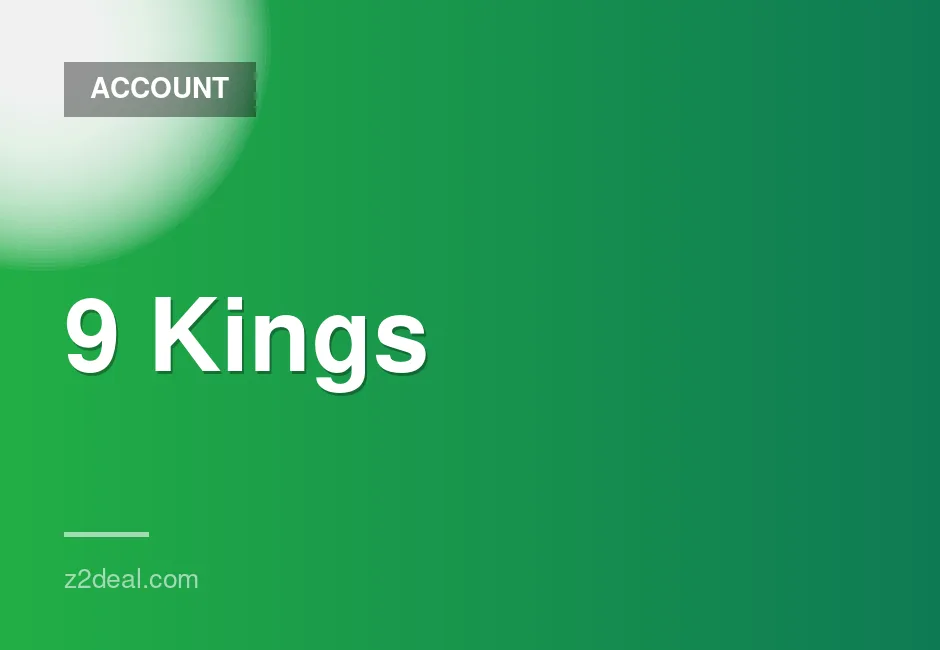 9 Kings Game Accounts and Digital Items for Sale in buyer-protected Marketplace