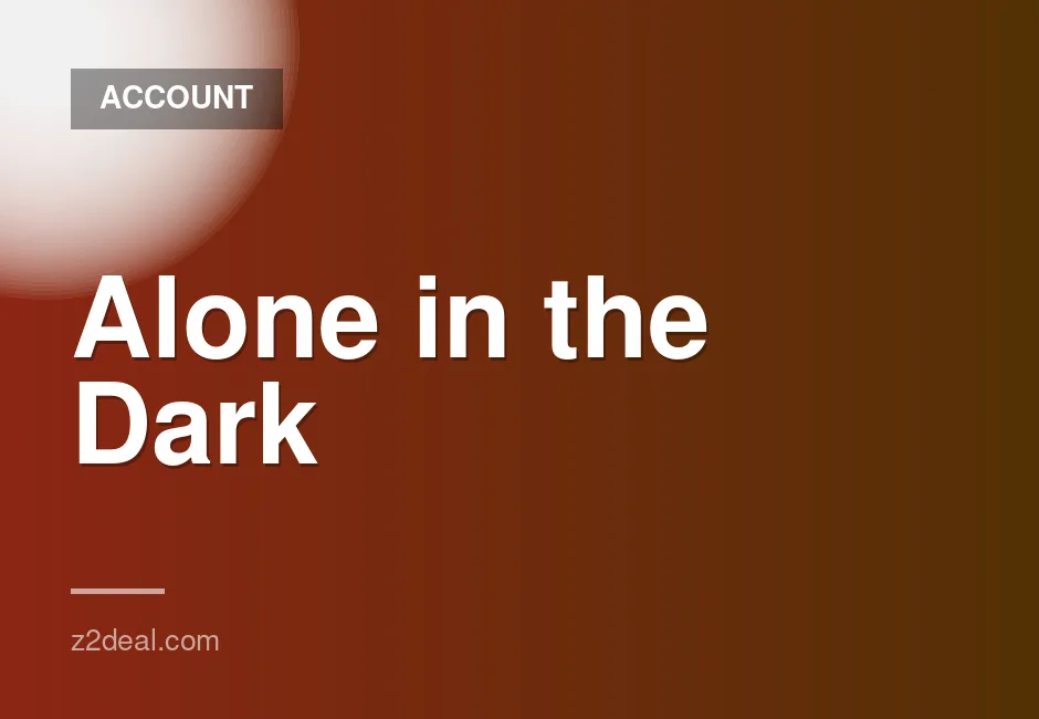 PS5 Alone in the Dark K1 Account for Digital Games