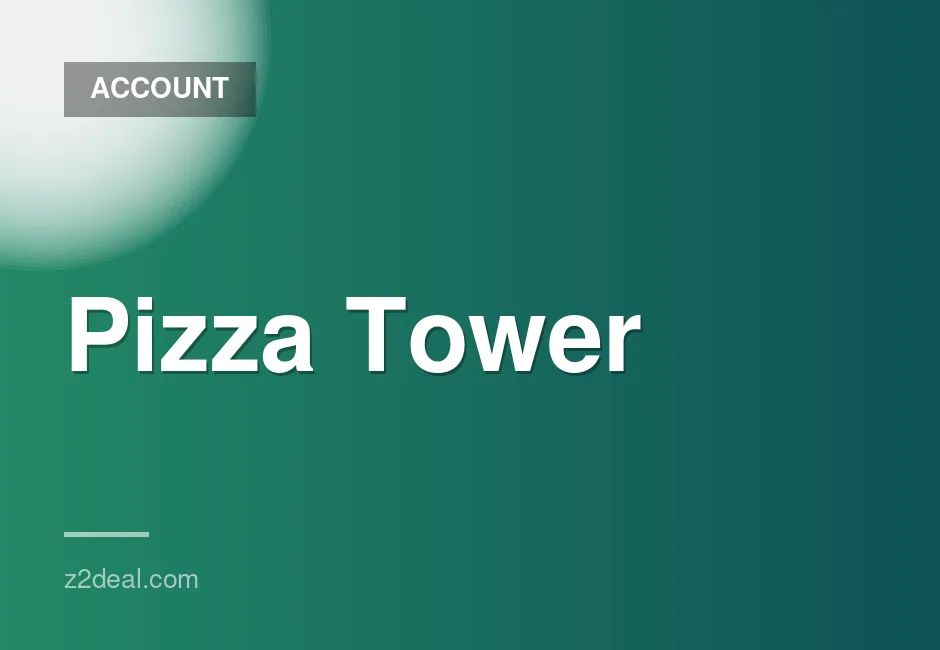New Steam Account for Pizza Tower - Unplayed, Data Changeable, Quick Delivery