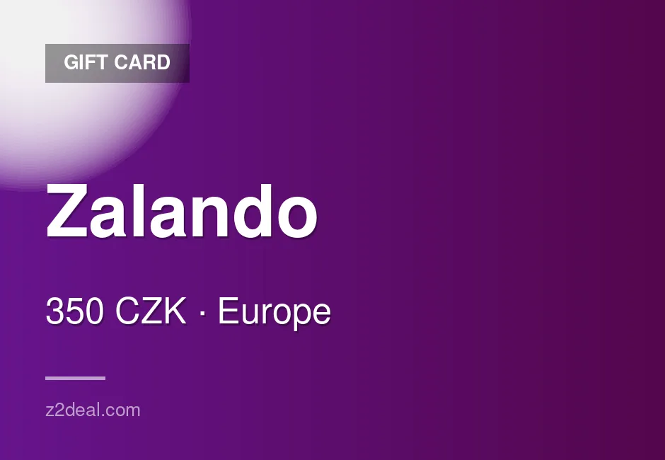 Quick Zalando Gift Card - 350 CZK - Czech Republic - Buyer Protected