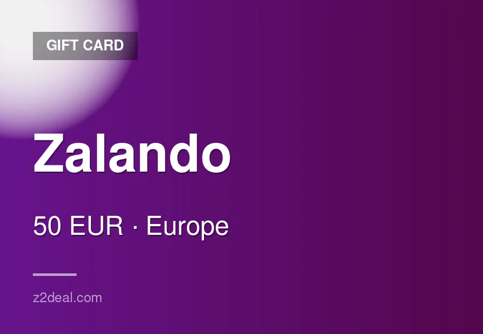Instant Zalando Gift Card | 50 EUR | Italy | Smooth Delivery