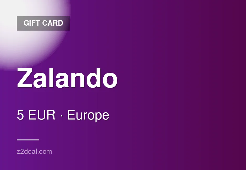 Zalando Gift Card - 5 EUR - Germany - Same-Day Delivery