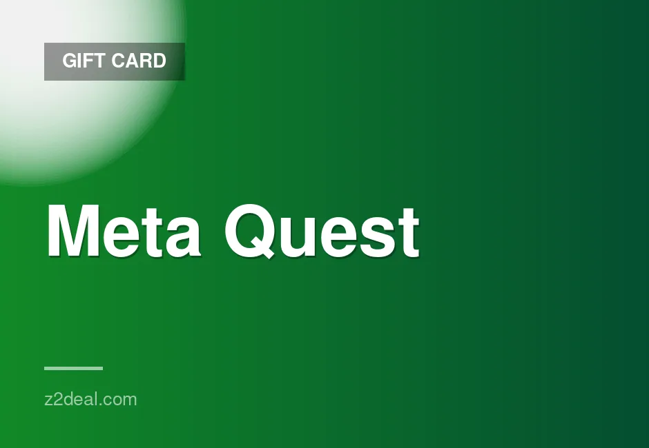 Buy Meta Quest Gift Card | Discounted | Subscription Code | Instant Delivery | Simple Redemption