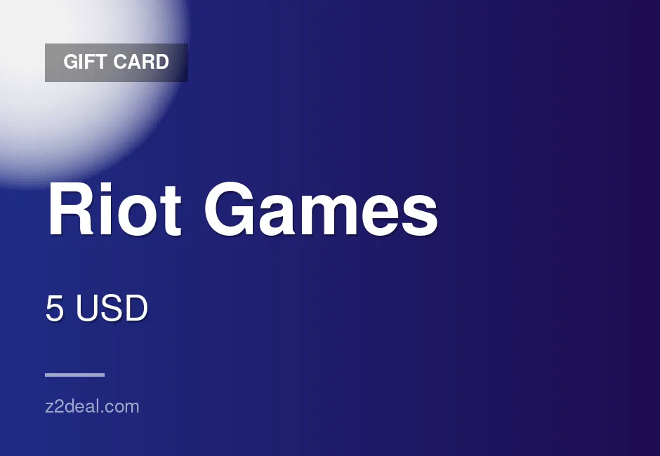 Trusted Riot Games Gift Card | 5 USD | Proven Seller