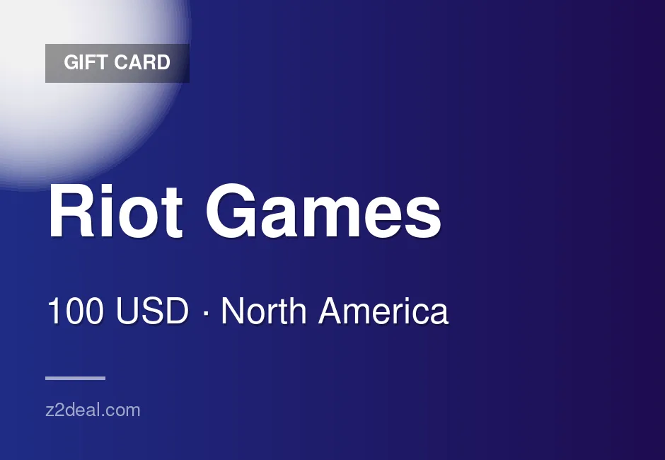 Buy Riot Games Gift Card | 100 USD | United States | Trusted Seller