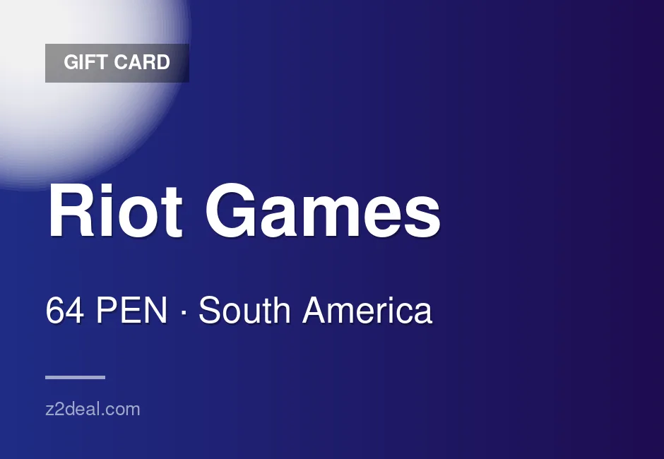 Digital Riot Games Gift Card | 64 PEN | Peru | Straightforward Order