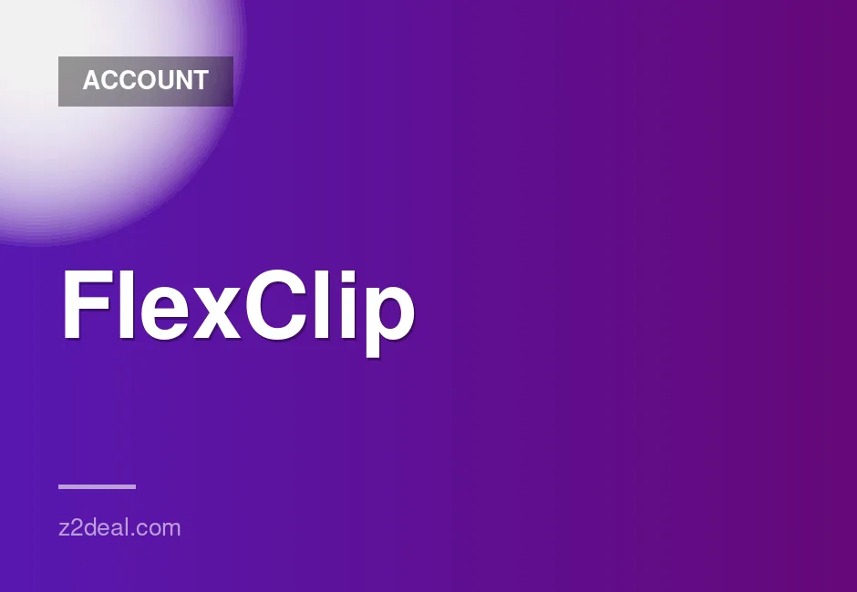 FlexClip Plus Subscription | Individual Account | 1 Month Full Guarantee