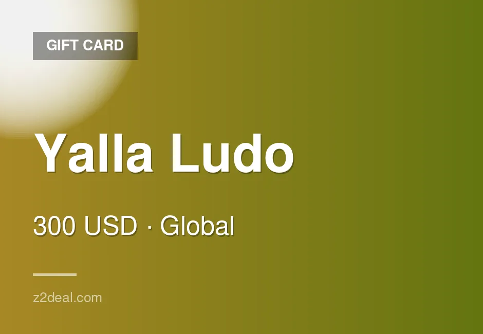 Buy Yalla Ludo Gift Card | 300 USD | Global | Works Worldwide | Simple Redemption