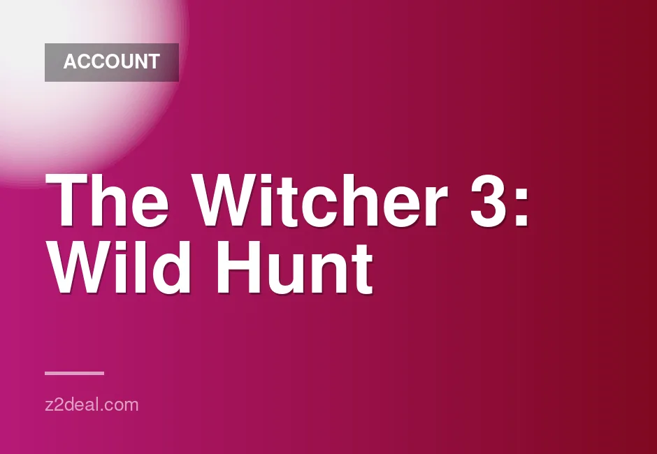 Witcher 3 Wild Hunt Steam Account with Baldur's Gate 3, Forspoken, and One Piece Odyssey
