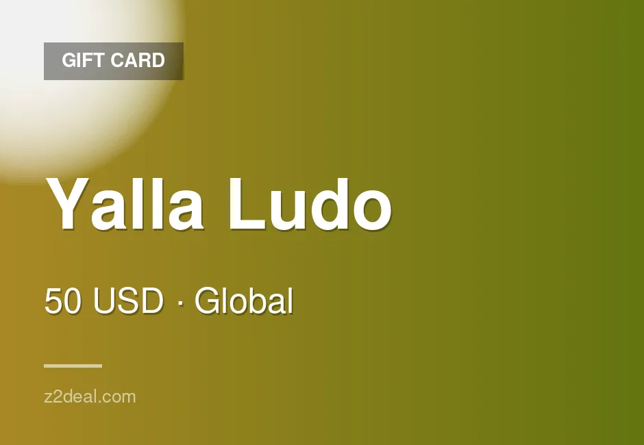 Yalla Ludo Gift Card - 50 USD - Works Worldwide - Global - Verified Stock