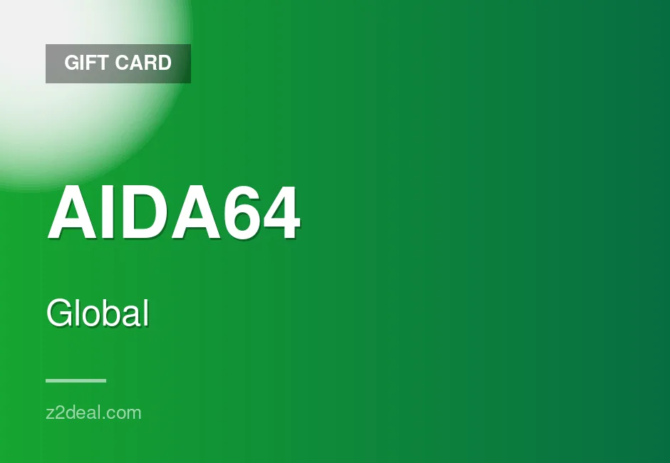 Instant AIDA64 Gift Card | Works Worldwide | PC Compatible | Global | Fast Delivery