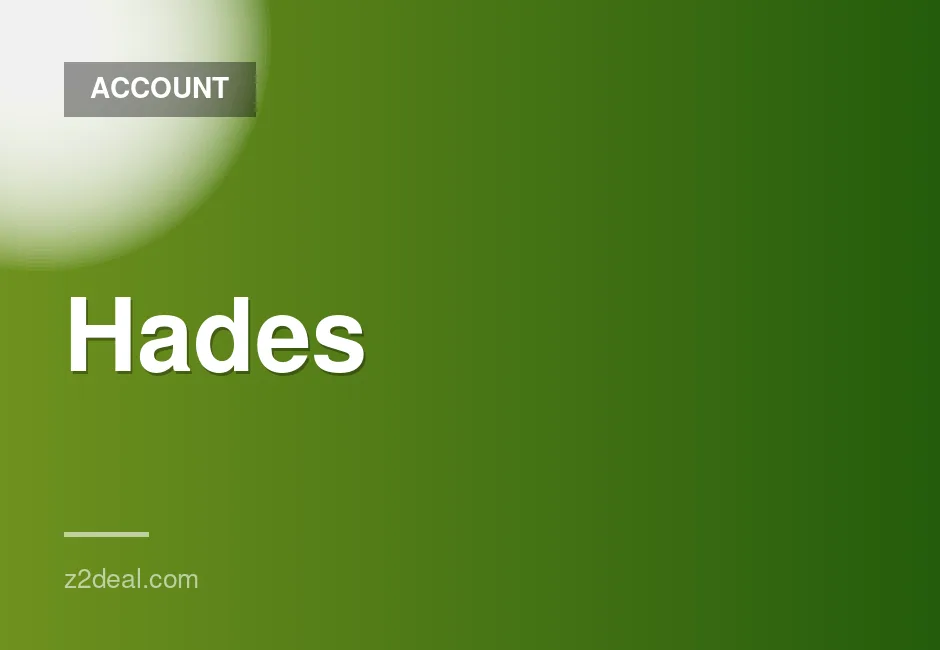 Hades game account with full access on Steam