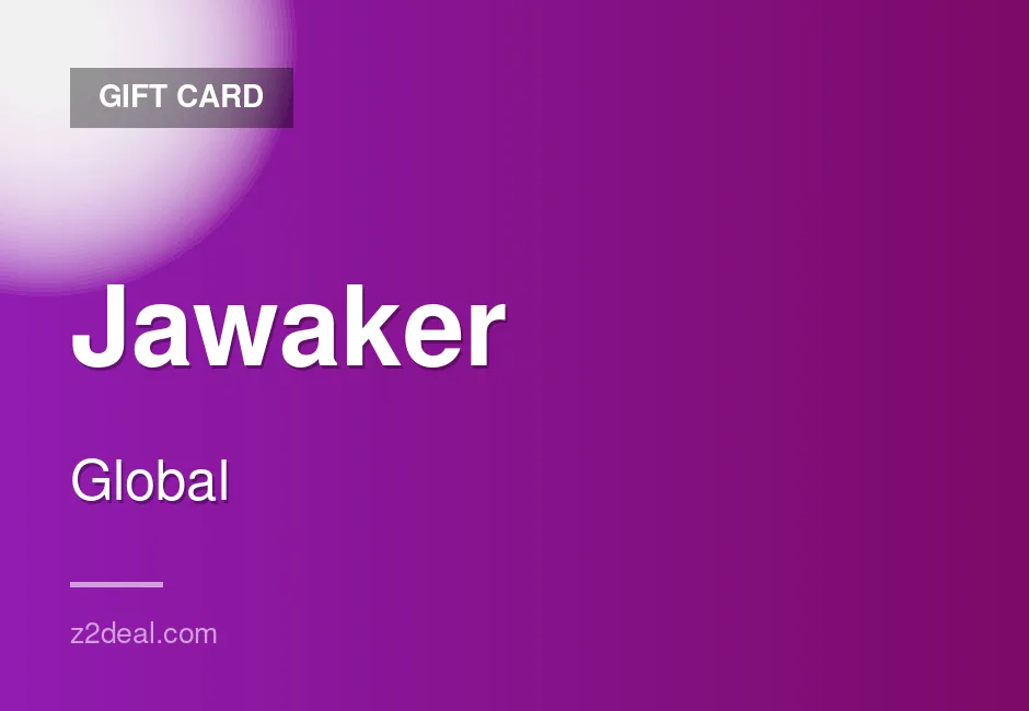 Instant Jawaker Gift Card | Genuine Code | Works Worldwide | Global | Fast Delivery