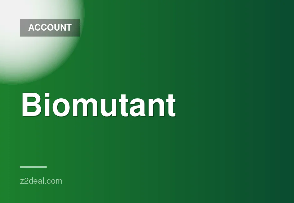 Biomutant Game Account for Sale - Epic Games Platform