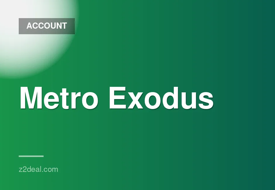 Metro Exodus Gold Edition for Xbox One and Series X|S with Full Access and Original Email