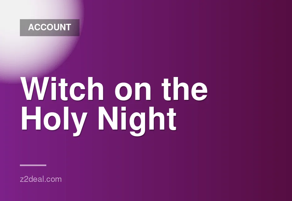 New Steam Account for Witch on the Holy Night with No Playtime and Quick Delivery