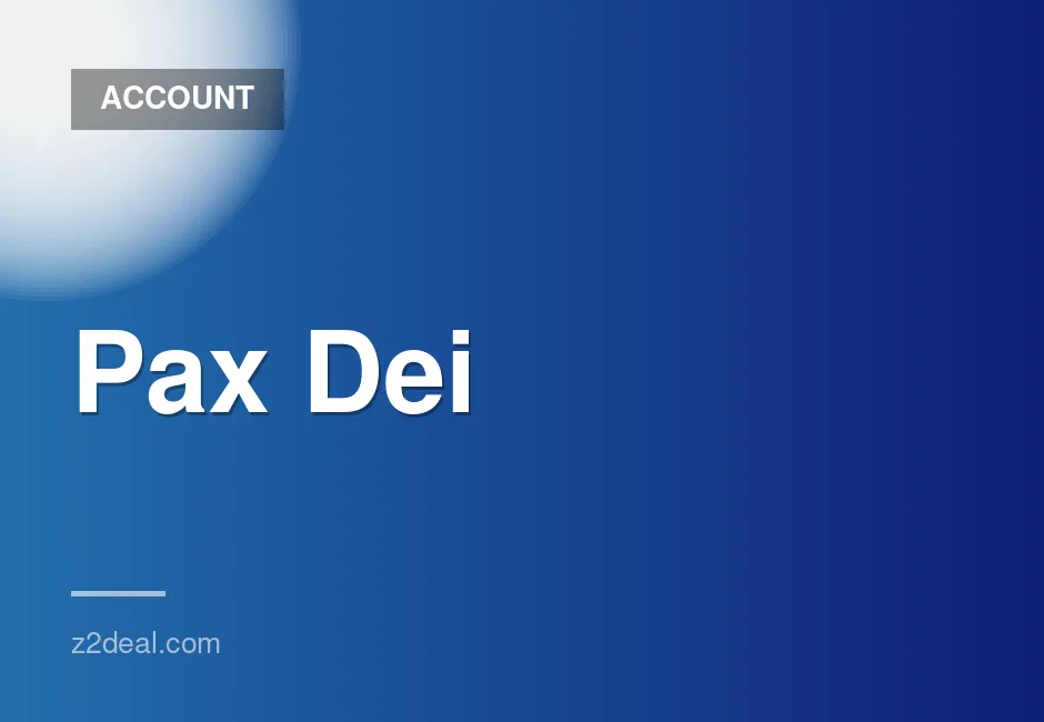 Game Accounts for Pax Dei