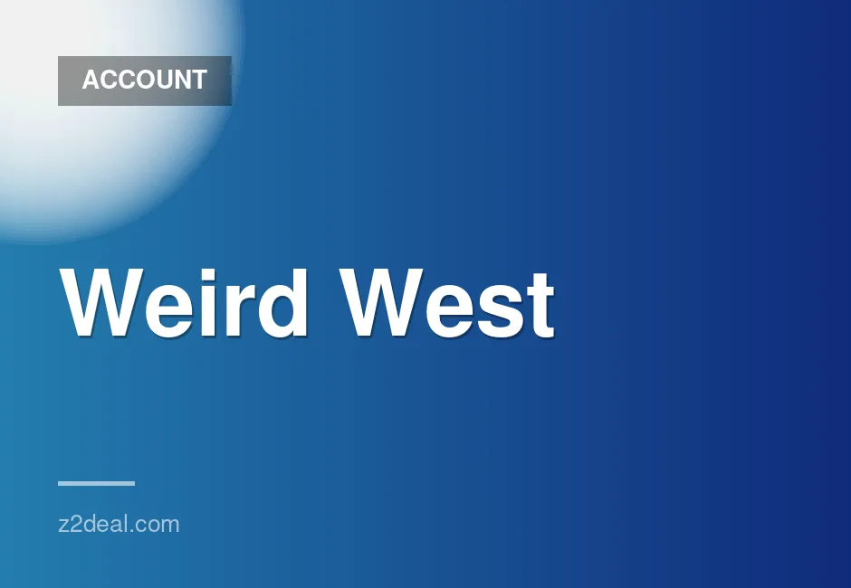 Weird West Xbox One and Series X|S account with original email and full access