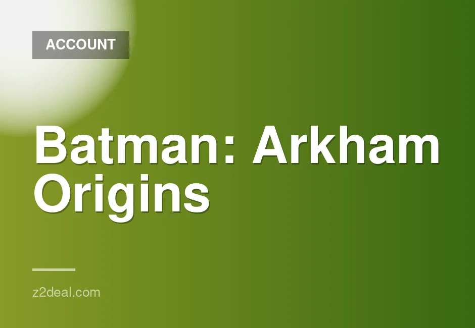 Buy 2 Get 2 Free Batman: Arkham Origins Premium Account with Warranty