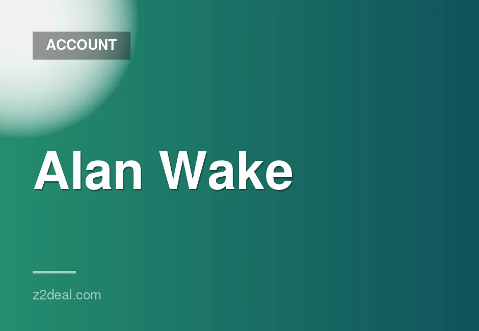Alan Wake Remastered for Xbox One and Series X|S with Full Access and Original Email
