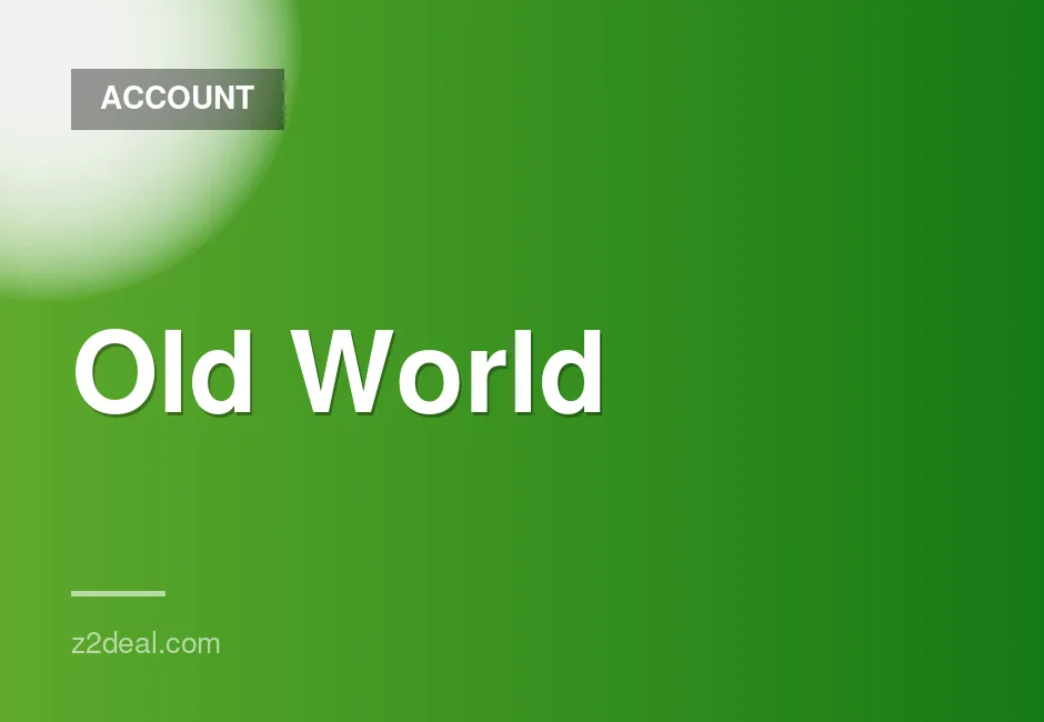 Old World game account for Steam with offline mode and bonus gift