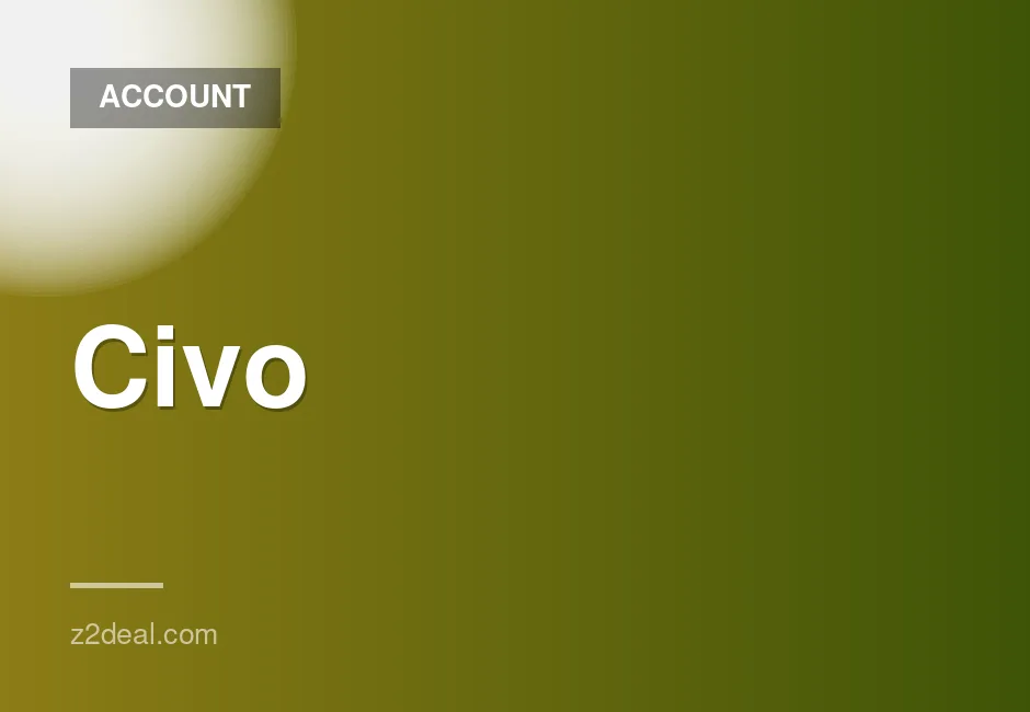 Civo Cloud Account with $250 Credit for 1 Month - Fast Delivery, 16 CPU, 32 RAM