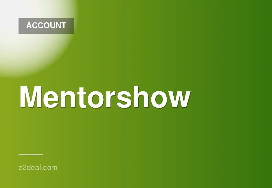 Mentorshow | 6 Month Guarantee | Shared Account
