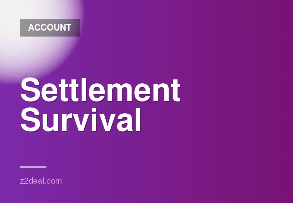 Survive and Thrive in Settlement Survival Game Account