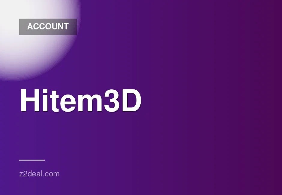 Hitem3D 1-Month Max Plan Subscription for $19.90 - Private Account and Fast Delivery