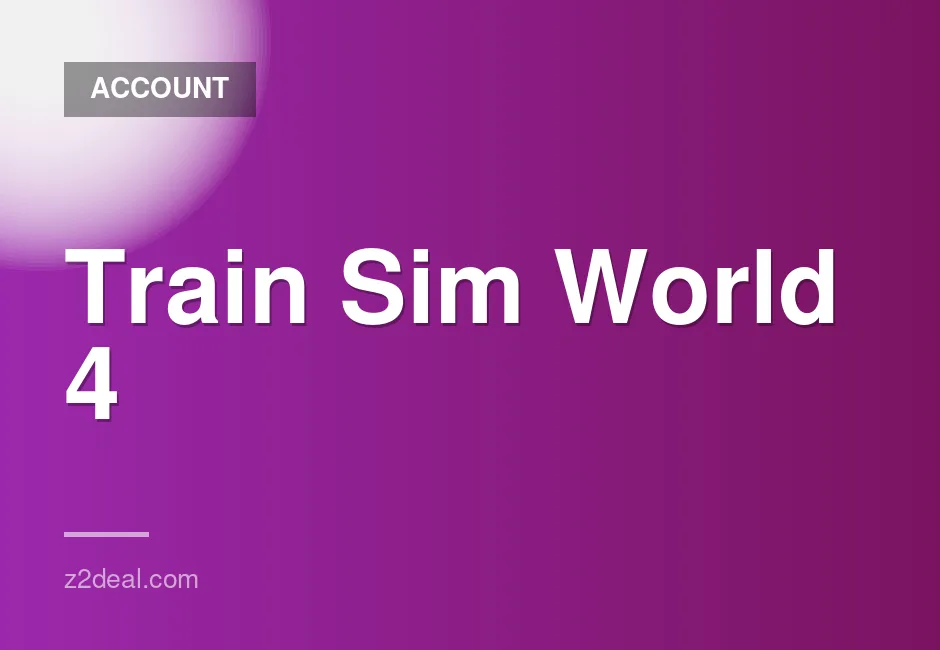 PS4 Train Sim World 4 K1 Account for Sale - Digital Game Access