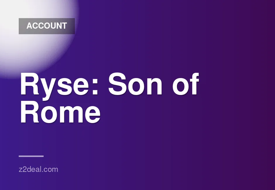 Ryse: Son of Rome Game Account for Sale
