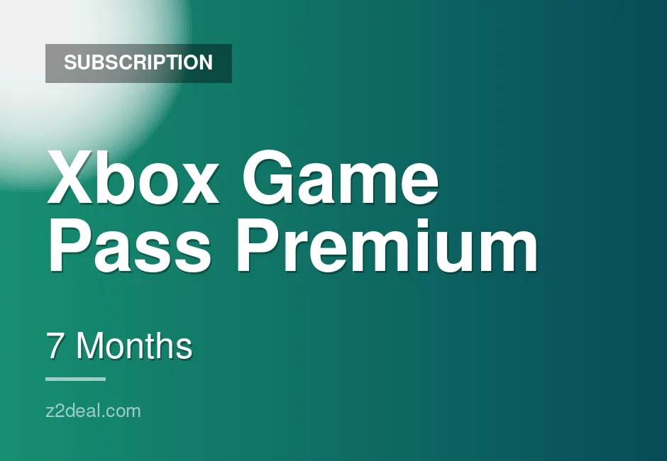 Trusted Xbox Game Pass Premium Subscription | 7 Months | Turkey | Full Premium Access | Proven Seller