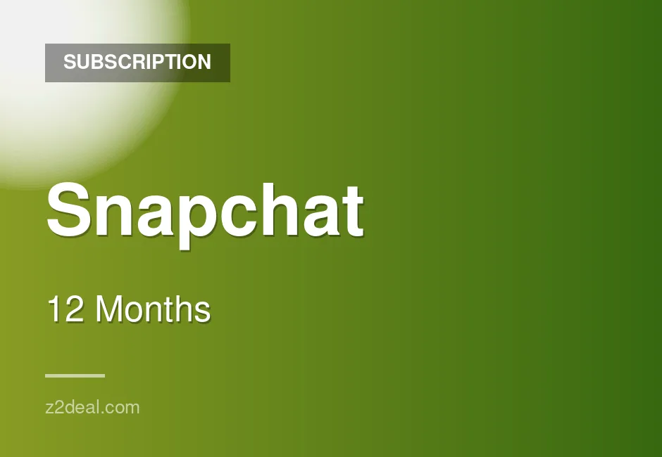 Reliable Snapchat Subscription - 12 Months - Full Premium Access - Instant Delivery - Ready to Use