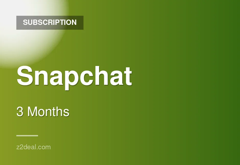 Genuine Snapchat Subscription - 3 Months - Mobile Ready - Full Premium Access - Official Source - Well Reviewed